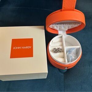 John Hardy Naga Dragon lapel pin with Orange Case